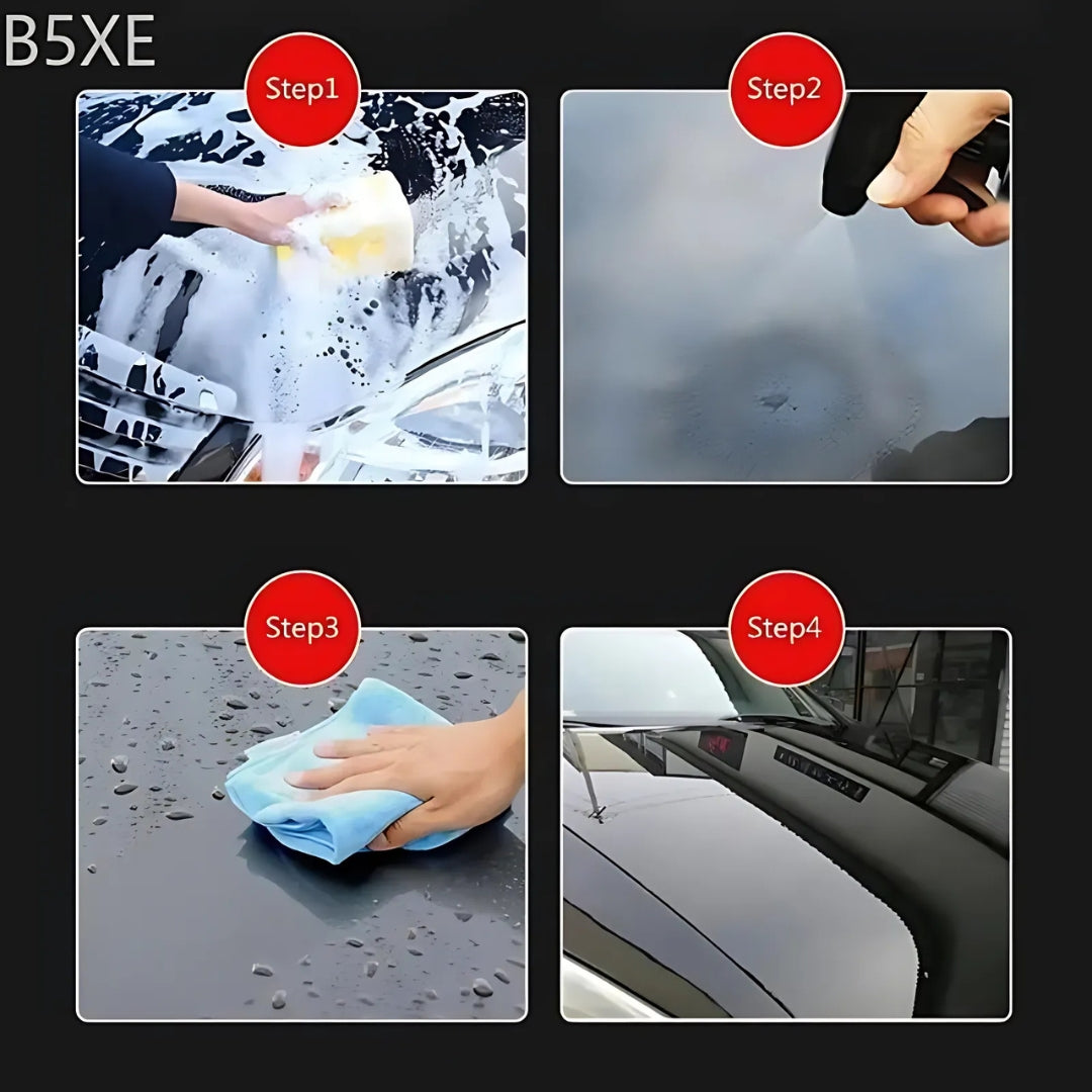Spray Protector Nanotecnológico con Brillo Espejo para Autos – Efecto Profesional sin Pulidora *Envió Gratis*