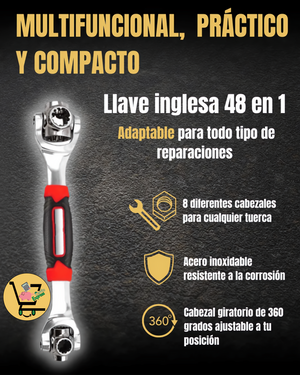 Power-Max™️ORIGINAL LLAVE INGLESA MULTIUSOS 48 EN 1 # Envió Gratis a toda Guatemala #