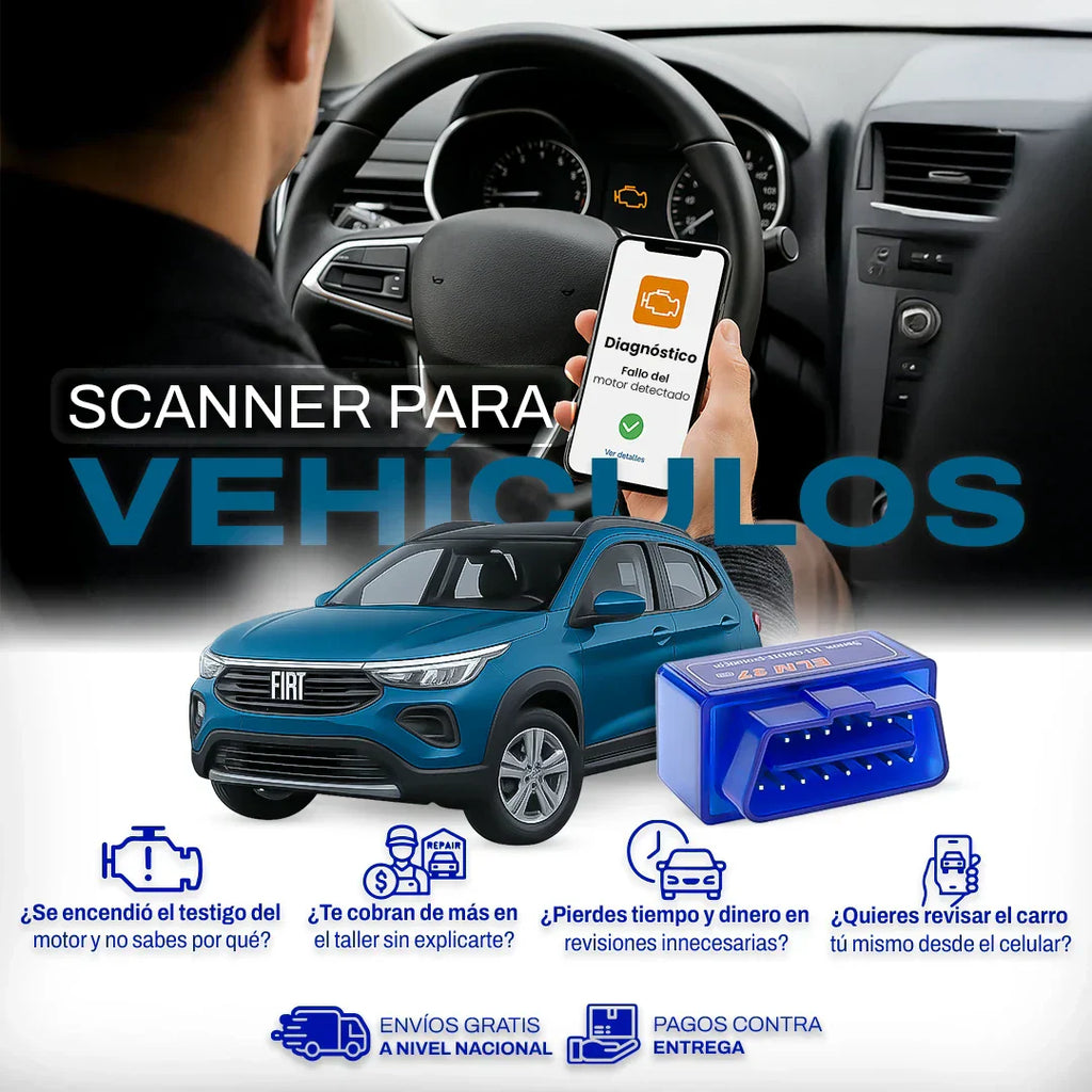 🚗 AutoScan® Bluetooth en Oferta Solo Hoy – ¡Escanea tu Carro en Segundos!