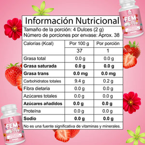 ¡No más picazón, mal olor o flujo anormal! FemPro Probiótico Vaginal Masticable